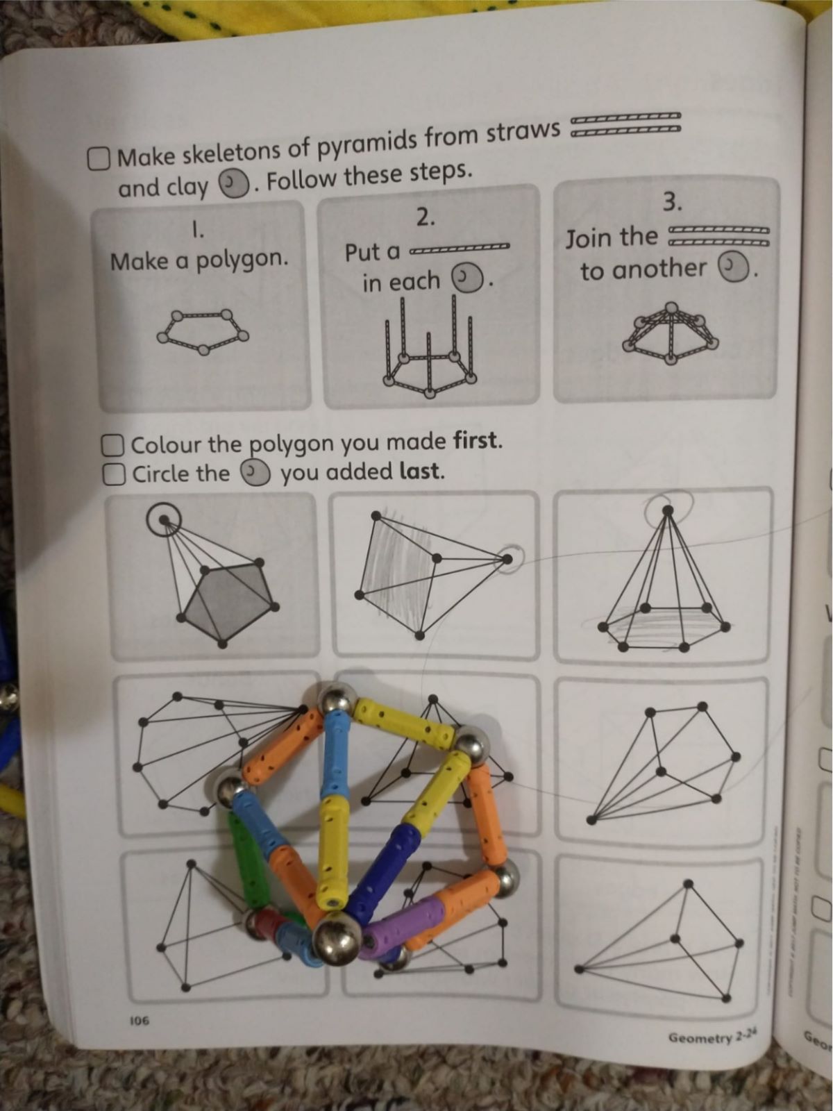 3-D shape maths lesson